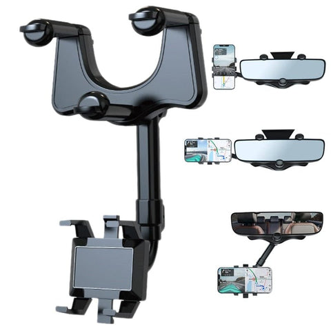 Support Téléphone Télescopique Rétroviseur Voiture